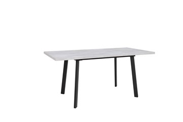 Обеденный раздвижной стол Робин, опоры прямые, цемент светлый в Казани - предосмотр 2