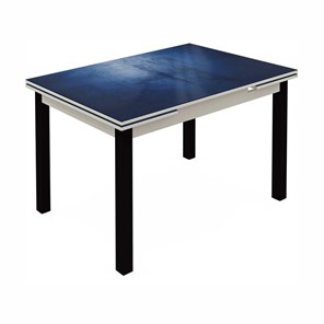 Кухонный стол раскладной Шанхай исп.2 ноги метал. крашеные №21 (Exclusive h149/белый) в Альметьевске