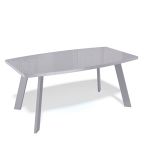 Стеклянный кухонный стол SL1600 (серый/стекло серое глянец) в Набережных Челнах