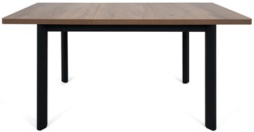 Кухонный стол раздвижной Токио-2L (ноги металлические черные, дуб табако) в Набережных Челнах - предосмотр 4