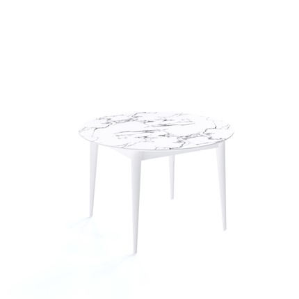 Белый круглый стол недорого