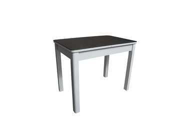 Стеклянный обеденный стол Айсберг-1СТ белое-черное в Нижнекамске