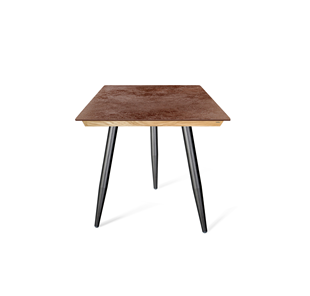 Керамический кухонный стол SHT-TU14 (3 шт.)/ТT8 60/60 (черный муар/прозрачный лак/коричневая сепия) в Бугульме