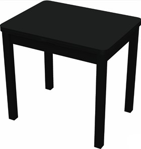 Раздвижной стол Бари дерево №8 (стекло черное/черный) в Набережных Челнах