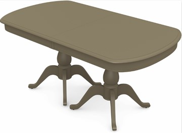 Кухонный раздвижной стол Фабрицио-2 исп. Мыло большой 2 вставки, Тон 40 (Морилка/Эмаль) в Нижнекамске