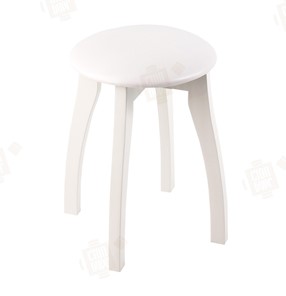 Обеденный стул Луго, аттика белый, каркас массив белый в Казани