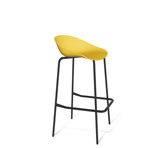 Барный стул SHT-ST19/S29 (желтый/черный муар) в Набережных Челнах