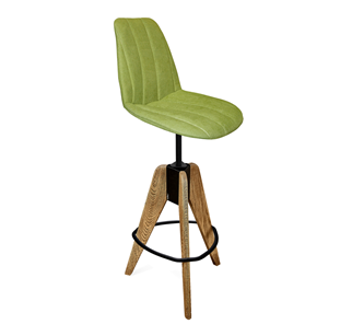 Барный стул SHT-ST29-C1/S92 (оливковый/брашированный коричневый/черный муар) в Альметьевске - предосмотр