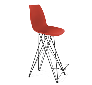 Барный стул SHT-ST29/S66 (красный ral 3020/черный муар) в Альметьевске - предосмотр