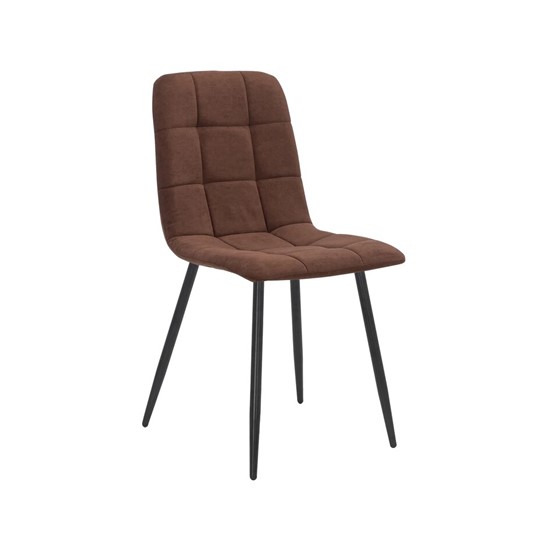 Обеденный стул Leset Скай (Металл черный/велюр Шоколад) в Альметьевске - изображение 1