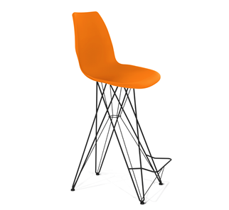 Барный стул SHT-ST29/S66 (оранжевый ral2003/черный муар) в Набережных Челнах