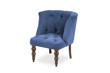 Кресло на ножках Бриджит синий ножки коричневые в Альметьевске - предосмотр 6