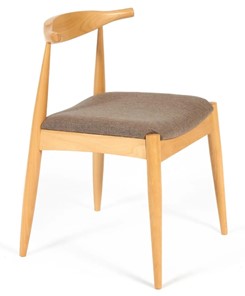 Обеденный стул BULL бук/ткань 54,5x54x75 Натуральный арт.19586 в Набережных Челнах