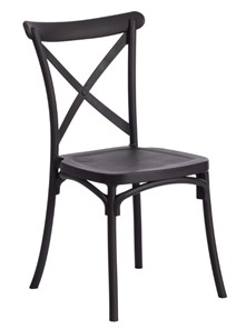 Кухонный стул CROSS (mod. PL24) 48х58х89 Black (черный) 05 арт.19693 в Набережных Челнах