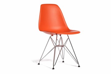 Кухонный стул derstuhl DSL 110 Chrom (оранжевый) в Нижнекамске