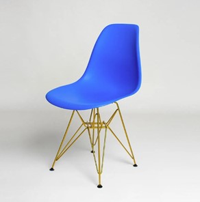 Кухонный стул DSL 110 Gold (синий) в Набережных Челнах