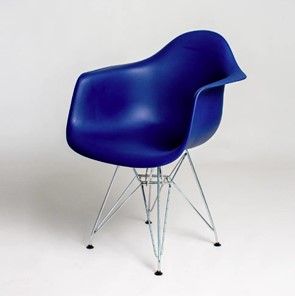 Обеденный стул derstuhl DSL 330 Chrom (темно-синий) в Нижнекамске