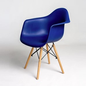 Обеденный стул derstuhl DSL 330 Wood (темно-синий) в Нижнекамске