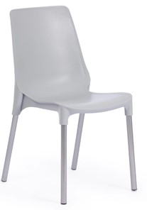 Кухонный стул GENIUS (mod 75) 46x56x84 серый/ножки хром арт.19671 в Альметьевске