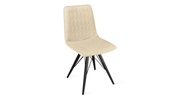 Обеденный стул Хьюго К3 (Черный муар/Велюр Confetti Cream) в Альметьевске