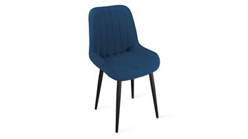 Кухонный стул Марвел Исп. 2 К1С (Черный муар/Велюр Confetti Blue) в Нижнекамске