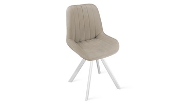 Обеденный стул Марвел Исп. 2 К2 (Белый матовый/Велюр Confetti Smoke) в Нижнекамске - предосмотр