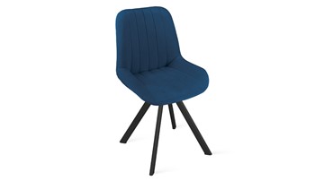 Обеденный стул Марвел Исп. 2 К2 (Черный муар/Велюр Confetti Blue) в Нижнекамске