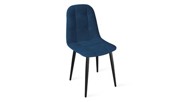 Обеденный стул Райс К1С (Черный муар/Велюр Confetti Blue) в Казани