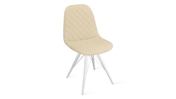 Обеденный стул Ричи К3 (Белый матовый/Велюр Confetti Cream) в Альметьевске