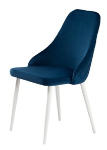 Мягкий стул Сальса.2, Велюр CATALANA 16 (синий) / Белый муар в Набережных Челнах