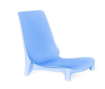 Обеденный стул SHT-ST75/S424-C (голубой/черный муар) в Альметьевске - предосмотр 1