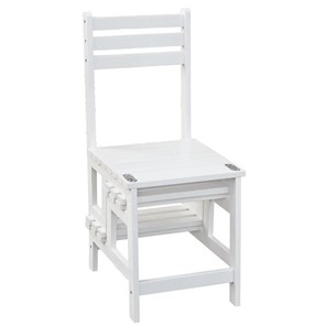 Кухонный стул Мебелик стремянка Массив (белый) в Набережных Челнах