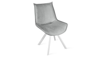 Обеденный стул Тейлор Исп. 2 К2 (Белый матовый/Микровелюр Jercy Silver) в Нижнекамске
