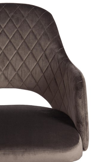 Кухонный стул VALKYRIA (mod. 711) 55х55х80 темно-серый barkhat 14/черный арт.15344 в Нижнекамске - изображение 5