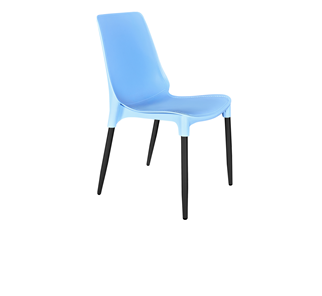 Обеденный стул SHT-ST75/S424-C (голубой/черный муар) в Нижнекамске