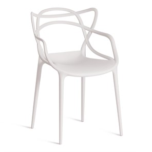 Обеденный стул Cat Chair (mod.028) пластик, 54,5*56*84 белый арт.19623 в Альметьевске