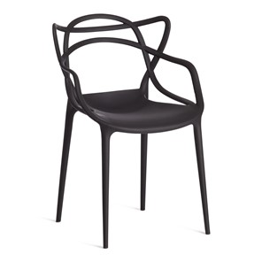 Стул Cat Chair (mod.028) пластик, 54,5*56*84 черный, арт.19627 в Альметьевске