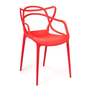 Обеденный стул Cat Chair (mod.028) пластик, 54,5*56*84 красный, арт.14102 в Нижнекамске