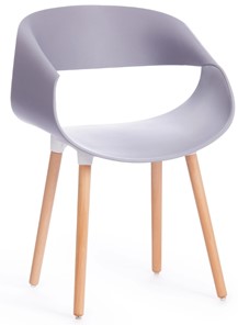 Обеденный стул QXX (mod. C1058) 54х56х78 серый 024 /натуральный арт.15194 в Набережных Челнах