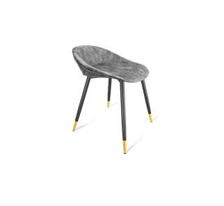 Обеденный стул SHT-ST19-SF1 / SHT-S95-1 (дымный/черный муар/золото) в Набережных Челнах