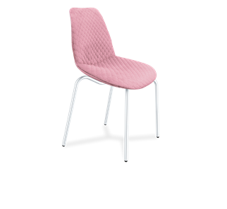 Обеденный стул SHT-ST29-С22 / SHT-S130 HD (розовый зефир/хром лак) в Альметьевске