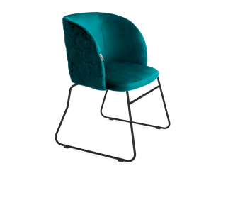 Обеденный стул SHT-ST33-1 / SHT-S167 (альпийский бирюзовый/черный муар) в Альметьевске