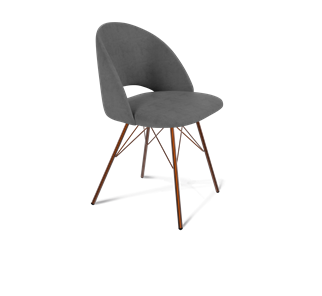 Обеденный стул SHT-ST34 / SHT-S37 (платиново-серый/медный металлик) в Альметьевске