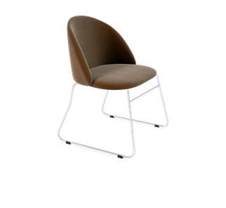 Обеденный стул SHT-ST35 / SHT-S167 (кофейный ликер/хром лак) в Нижнекамске
