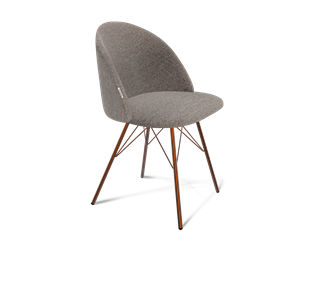 Обеденный стул SHT-ST35 / SHT-S37 (тростниковый сахар/медный металлик) в Альметьевске