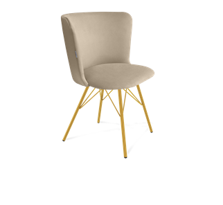Обеденный стул SHT-ST36 / SHT-S37 (ванильный крем/золото) в Нижнекамске