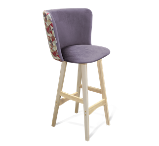 Барный стул SHT-ST36-4 / SHT-S65 (сумеречная орхидея/прозрачный лак) в Набережных Челнах