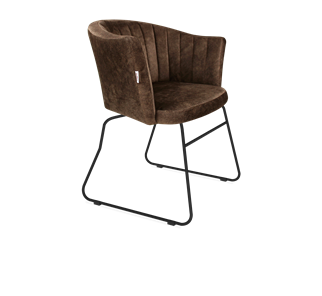 Обеденный стул SHT-ST42-1 / SHT-S167 (кофейный трюфель/черный муар) в Набережных Челнах