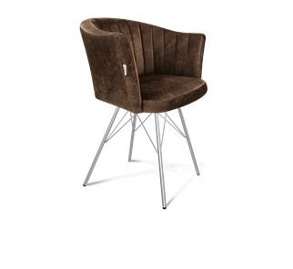 Обеденный стул SHT-ST42-1 / SHT-S37 (кофейный трюфель/хром лак) в Набережных Челнах