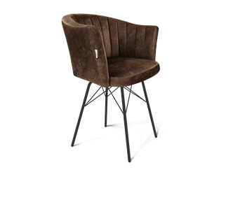 Обеденный стул SHT-ST42-1 / SHT-S64 (кофейный трюфель/черный муар) в Набережных Челнах
